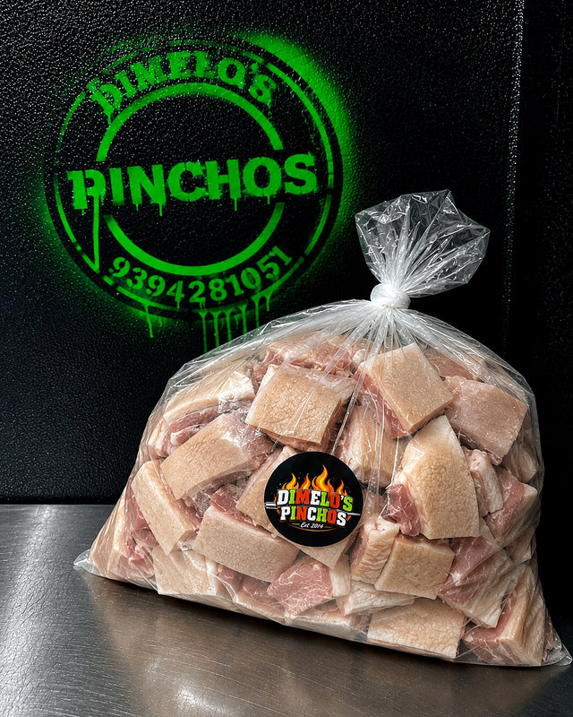 Bolsa de 5 libras de chicharrón de cerdo crudo